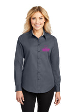 Load image into Gallery viewer, Lennox Dressage- Port Authority- Ladies Long Sleeve Button Up