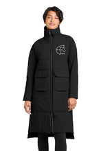 Load image into Gallery viewer, CSLLC- MiiR- Women’s Sashiko Stretch Puffy Long Jacket