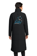 Load image into Gallery viewer, Firefly Eq- MiiR- Women’s Sashiko Stretch Puffy Long Jacket