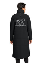 Load image into Gallery viewer, CSLLC- MiiR- Women’s Sashiko Stretch Puffy Long Jacket
