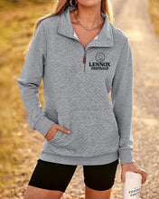 Load image into Gallery viewer, Lennox Dressage - GIDC- Ladies Quilted 1/4 Zip Sweatshirt