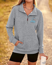Load image into Gallery viewer, Firefly Equestrian LLC - GIDC- Ladies Quilted 1/4 Zip Sweatshirt