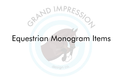 Equestrian Monogram