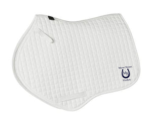 MSM- White Saddle Pad