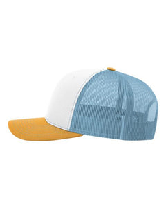 WSM- Richardson Print - Leather Patch- Trucker Hat