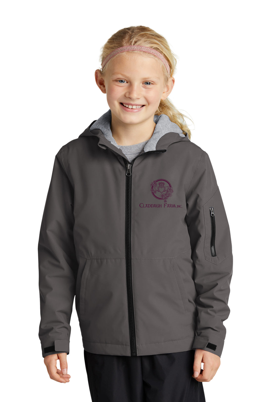 Claddagh Farm INC- Sport Tek- Youth Waterproof Insulated Jacket