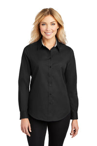 Red Sky Ranch- OUTLINE LOGO- Port Authority- Ladies Long Sleeve Button Up