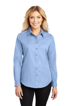 Load image into Gallery viewer, Working Eq of NC- Port Authority- Ladies Long Sleeve Button Up
