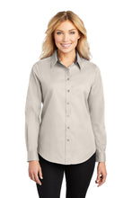 Load image into Gallery viewer, Red Sky Ranch- OUTLINE LOGO- Port Authority- Ladies Long Sleeve Button Up
