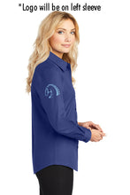 Load image into Gallery viewer, Working Eq of NC- Port Authority- Ladies Long Sleeve Button Up
