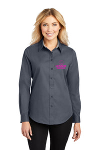 Lennox Dressage- Port Authority- Ladies Long Sleeve Button Up