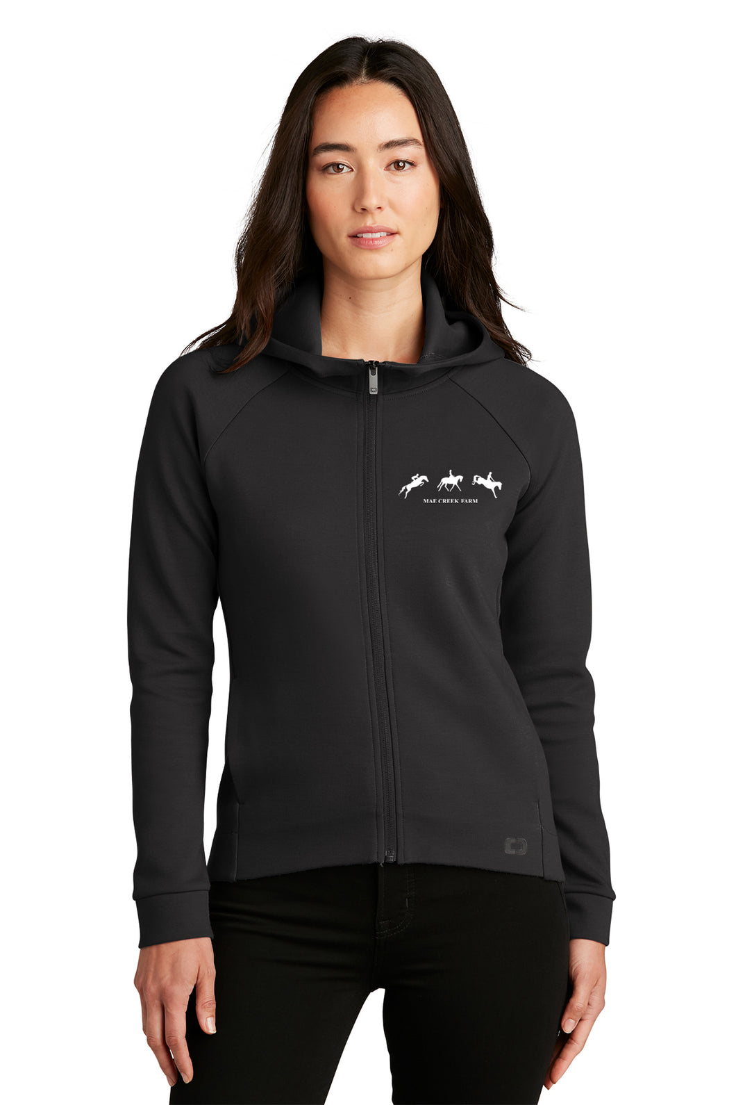 Mae Creek Farm - OGIO- Ladies Full Zip Hoodie