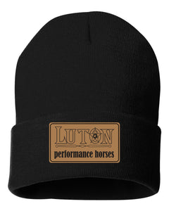 LPH- Leather Patch- Winter Hat