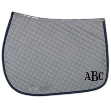 Load image into Gallery viewer, Monogram- Saddle Pad
