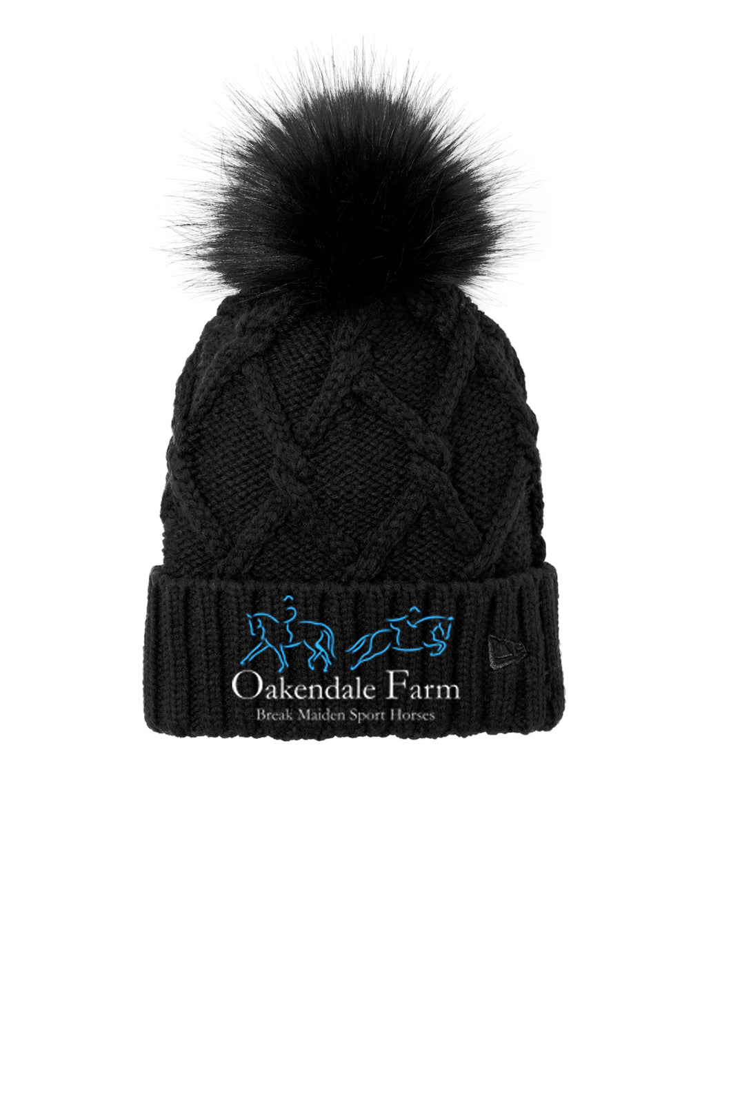 Oakendale Farm LLC- New Era- Faux Fur Pom Beanie