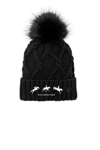 Mae Creek Farm- New Era- Faux Fur Pom Beanie