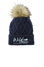 Load image into Gallery viewer, WSM- New Era- Faux Fur Pom Beanie
