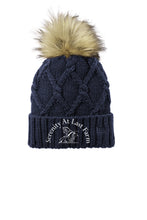 Load image into Gallery viewer, Serenity At Last Farm - New Era- Faux Fur Pom Beanie
