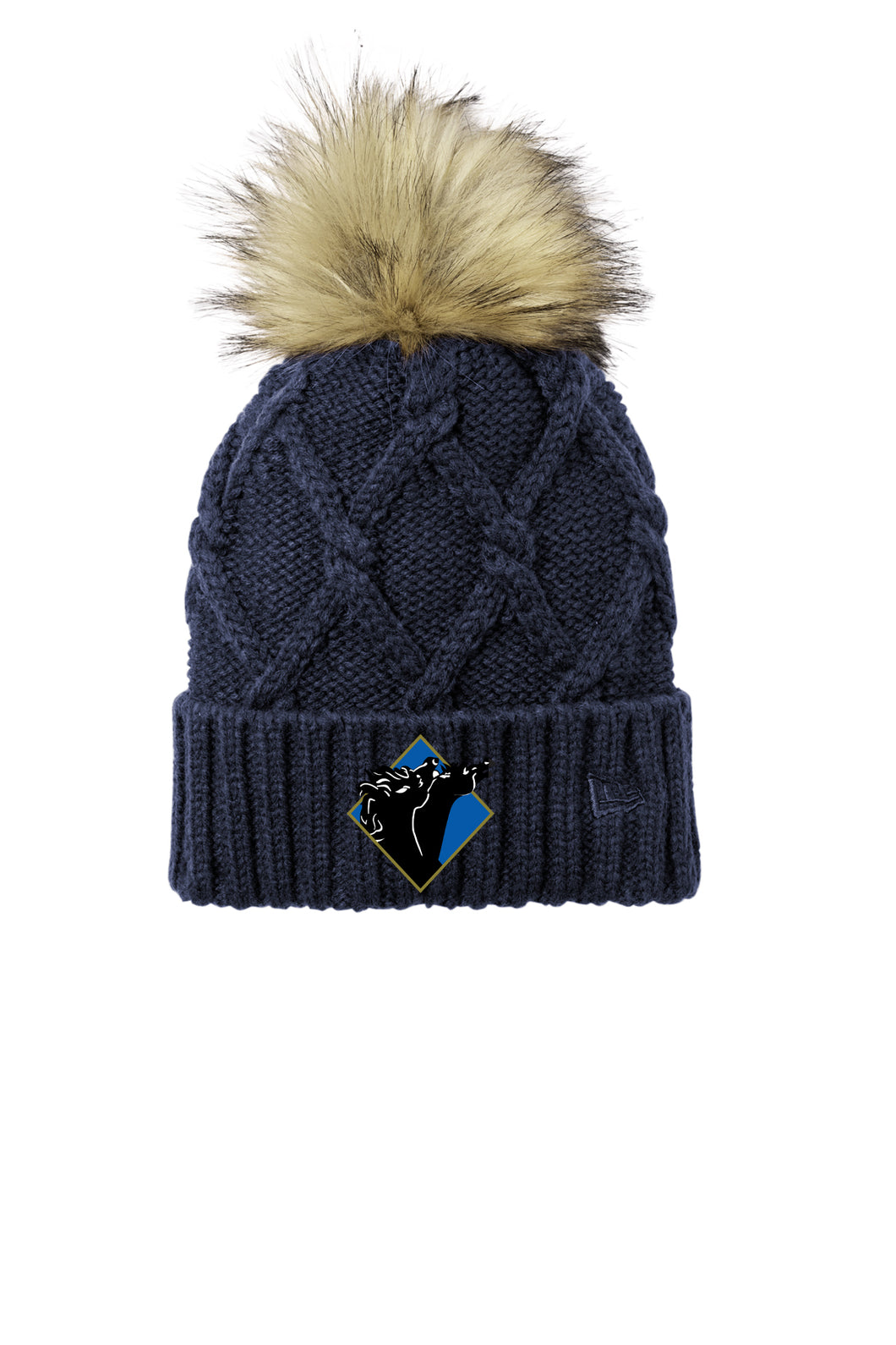Victory Stables - New Era- Faux Fur Pom Beanie