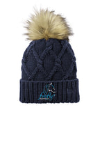 Load image into Gallery viewer, Firefly Equestrian LLC - New Era- Faux Fur Pom Beanie
