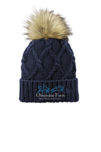 Oakendale Farm LLC- New Era- Faux Fur Pom Beanie