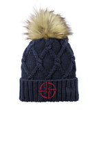 Load image into Gallery viewer, Belgian WB NA - New Era- Faux Fur Pom Beanie
