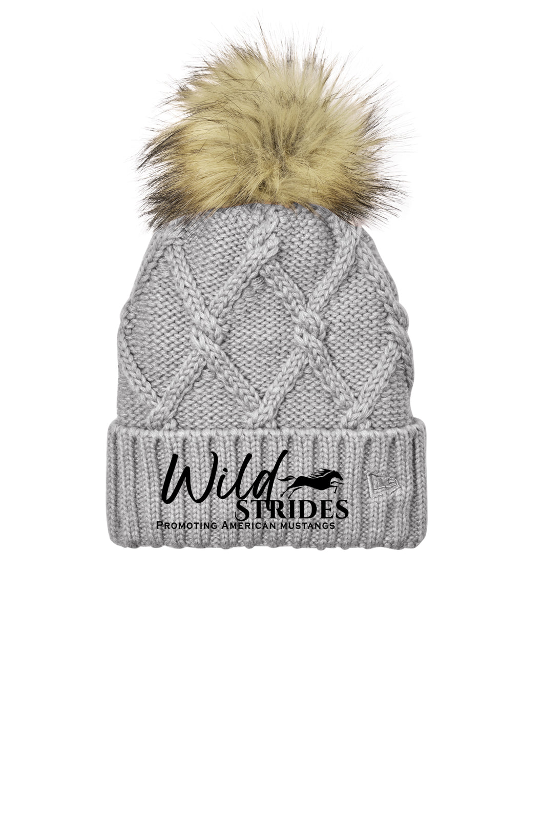 WSM- New Era- Faux Fur Pom Beanie