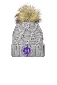 HPE - New Era- Faux Fur Pom Beanie