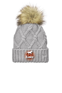 Red Sky Ranch - New Era- Faux Fur Pom Beanie