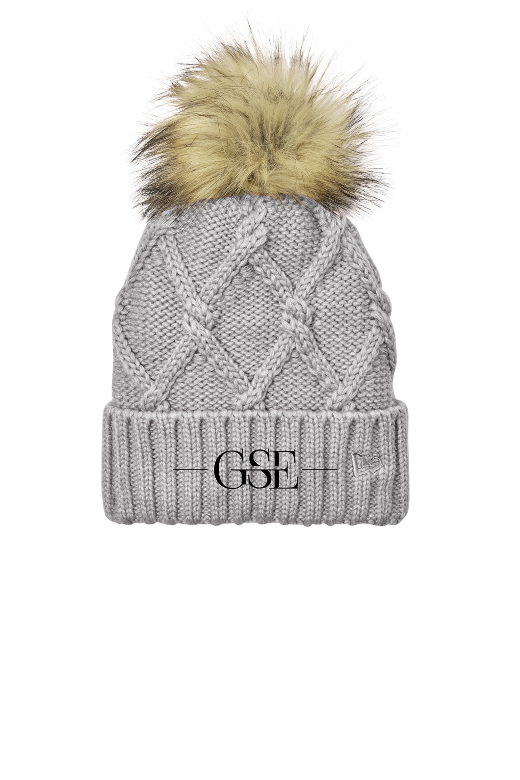 GSE - New Era- Faux Fur Pom Beanie