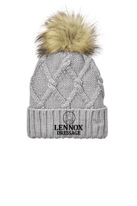 Lennox Dressage - New Era- Faux Fur Pom Beanie