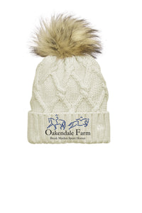 Oakendale Farm LLC- New Era- Faux Fur Pom Beanie