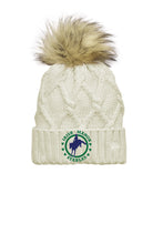 Load image into Gallery viewer, Irish Manor Stables - New Era- Faux Fur Pom Beanie
