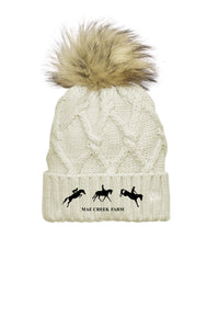 Mae Creek Farm- New Era- Faux Fur Pom Beanie