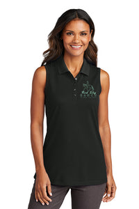 Red Sky Ranch- OUTLINE LOGO-  Port Authority- Sleeveless Polo
