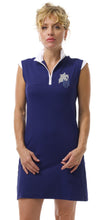 Load image into Gallery viewer, Heberle Stables -SanSoleil- SOLSTYLE COOL SLEEVELESS ZIP MOCK DRESS
