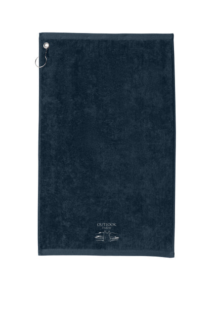 Outlook Farm- Port Authority- Grommeted Golf Towel