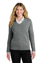 Load image into Gallery viewer, Fairy Tale Farms- Port Authority- Easy Care V-Neck Sweater

