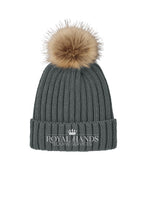 Load image into Gallery viewer, RHES - Port Authority-  Faux Fur Pom Beanie
