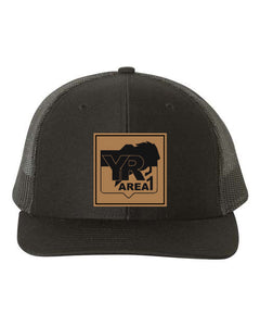 Area 1 YR- Richardson- Leather Patch- Trucker Hat