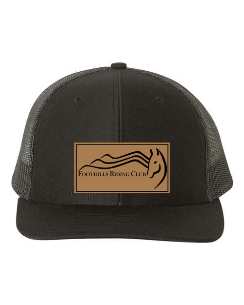 Foothills Riding Club- Richardson- Leather Patch- Trucker Hat