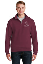 Load image into Gallery viewer, Red Sky Ranch- OUTLINE LOGO- Jerzees- 1/4 Zip Sweatshirt
