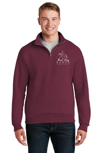 Red Sky Ranch- OUTLINE LOGO- Jerzees- 1/4 Zip Sweatshirt