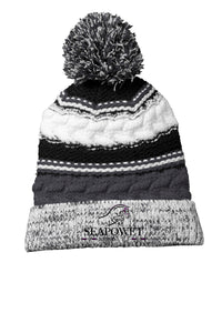 Seapowet Stables-  Sport Tek- Chunky Knit Beanie with Pom