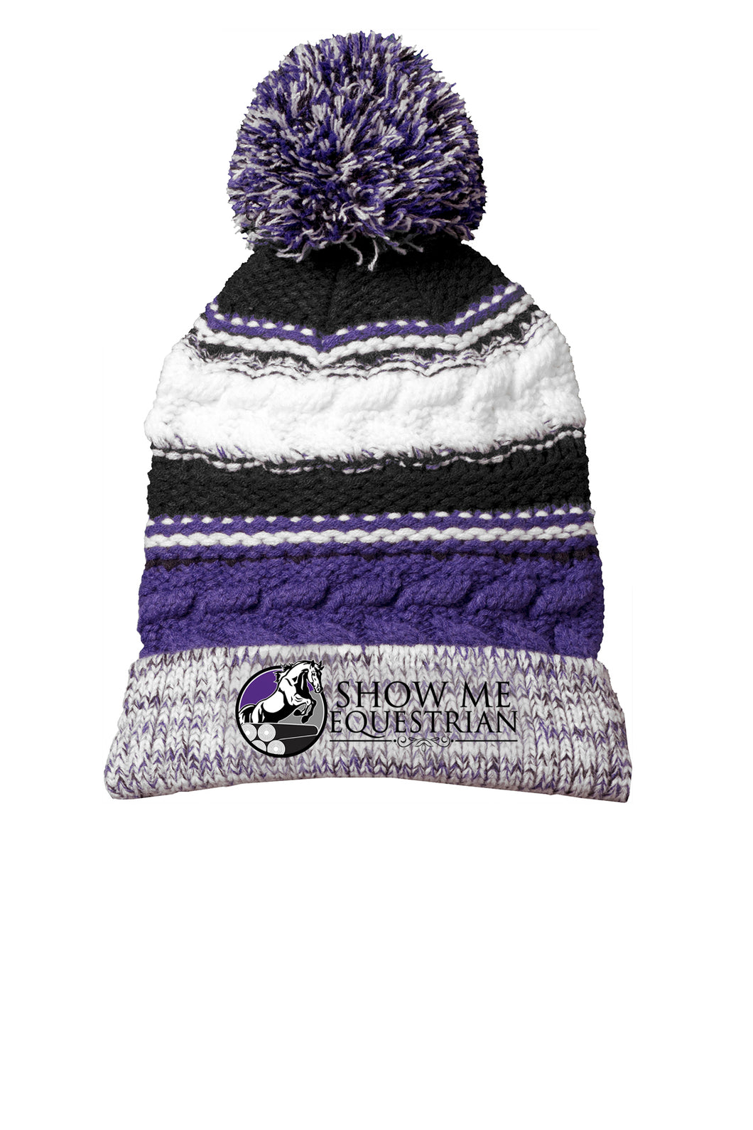 SME/DRF - Sport Tek- Chunky Knit Beanie with Pom