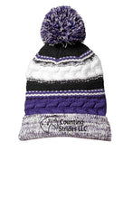 Load image into Gallery viewer, CSLLC-  Sport Tek- Chunky Knit Beanie with Pom
