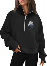 Load image into Gallery viewer, Heberle Stables - Cropped Quarter Zip Sweatshirt
