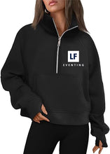 Load image into Gallery viewer, LFE - Cropped Quarter Zip Sweatshirt
