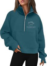 Load image into Gallery viewer, SCEC - Cropped Quarter Zip Sweatshirt
