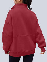 Load image into Gallery viewer, Ashley Trier Eventing- GIDC- Oversized Quarter Zip Sweatshirt
